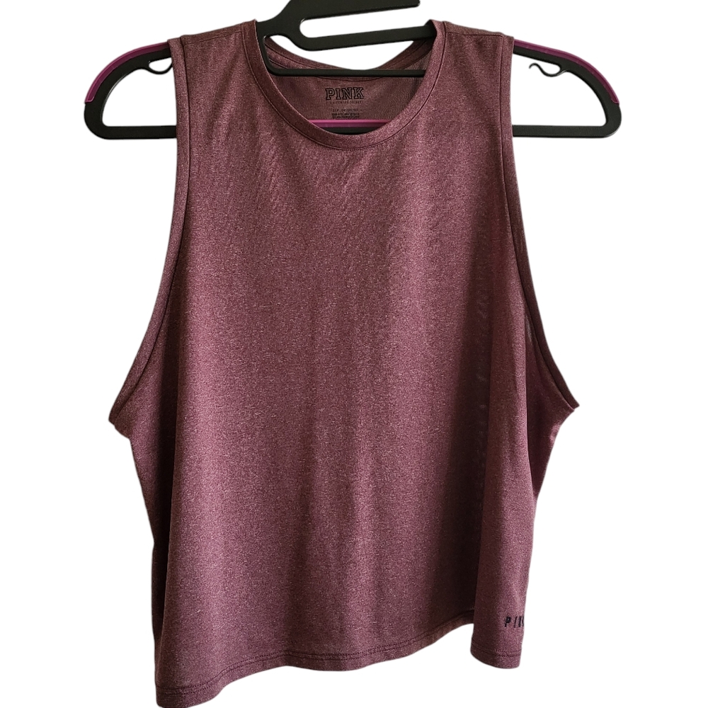 PINK Victoria's Secret Crop Top Sleeveless Womens S Lightweight